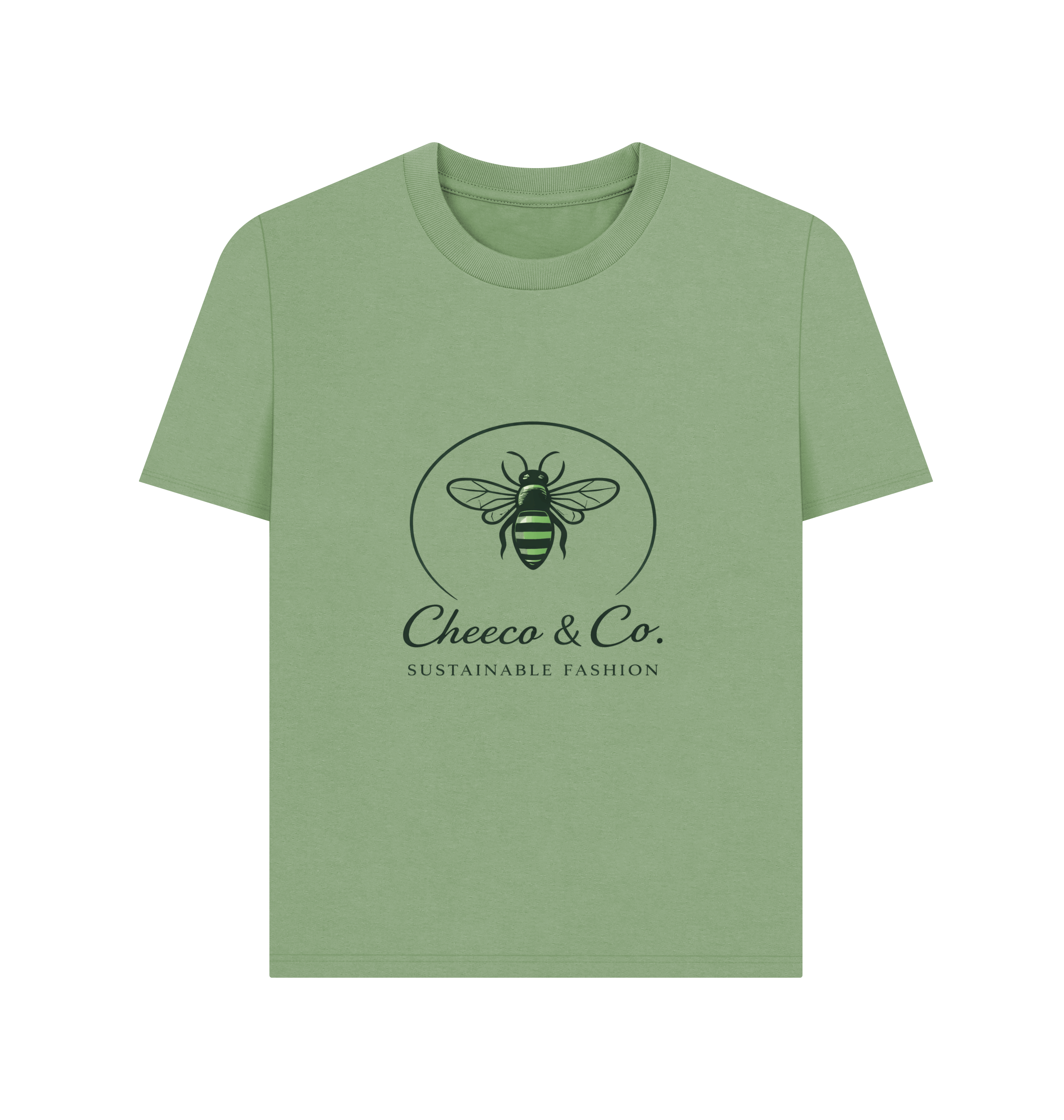 Sage Printed T-shirt Front