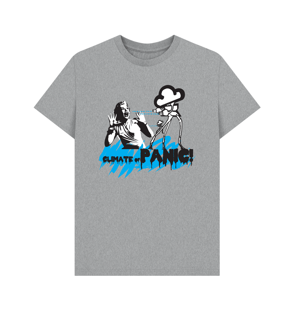 Athletic Grey Printed T-shirt Front