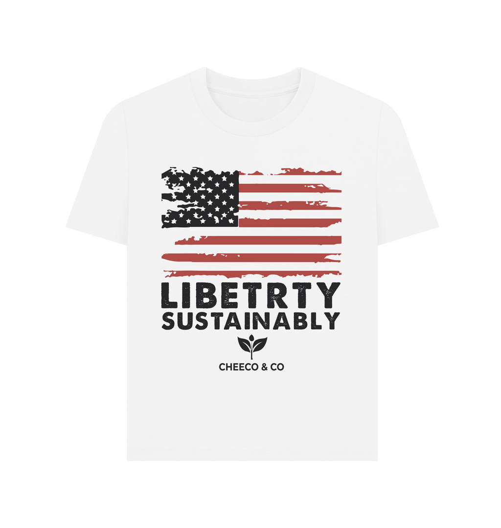 White Printed T-shirt Front