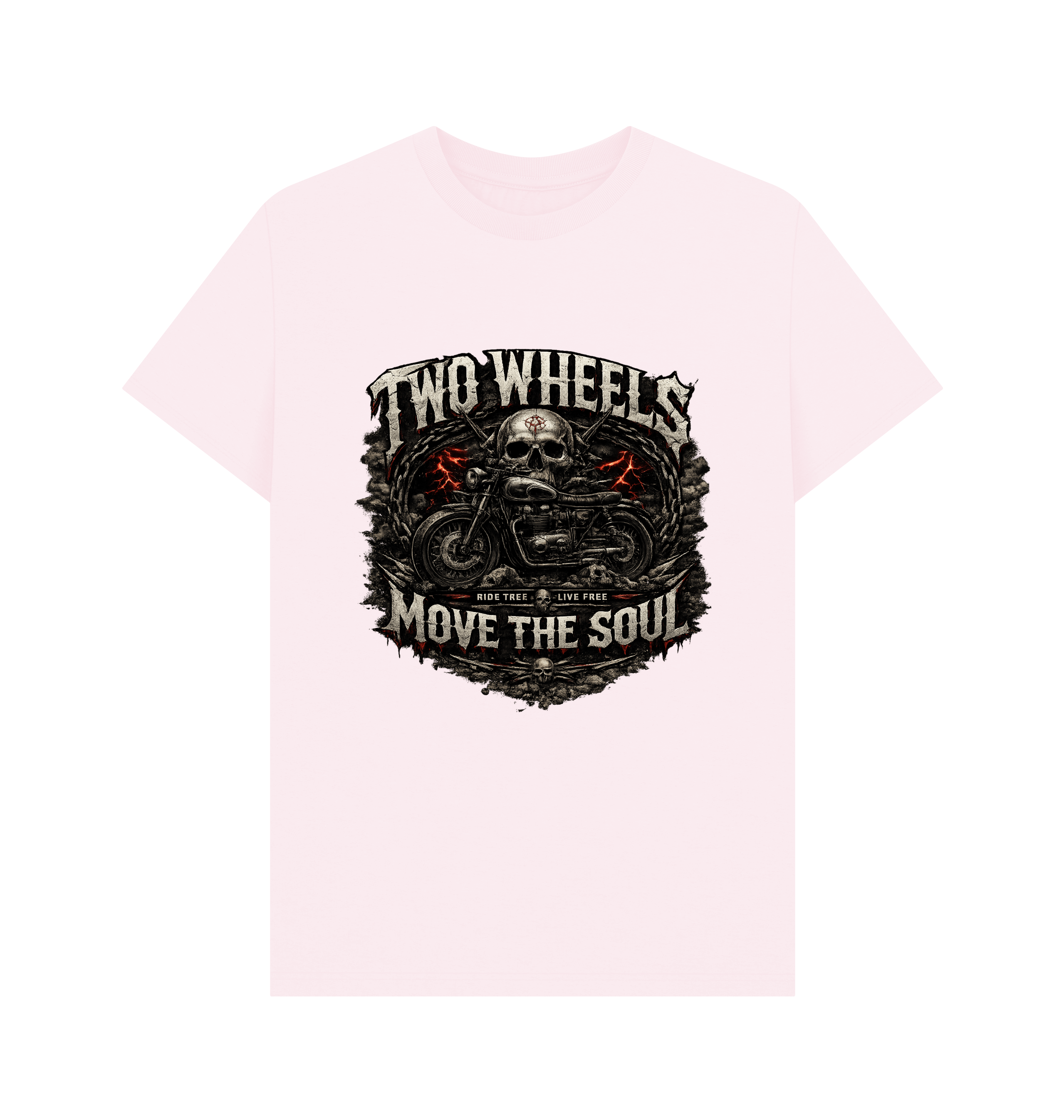 Pink Printed T-shirt Front
