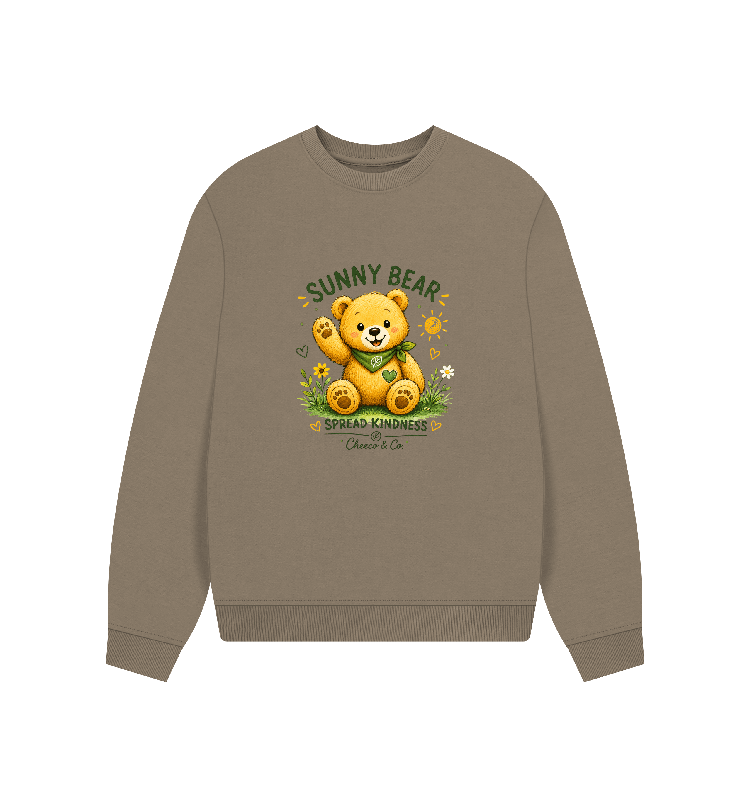 Willow Printed Sweater Front