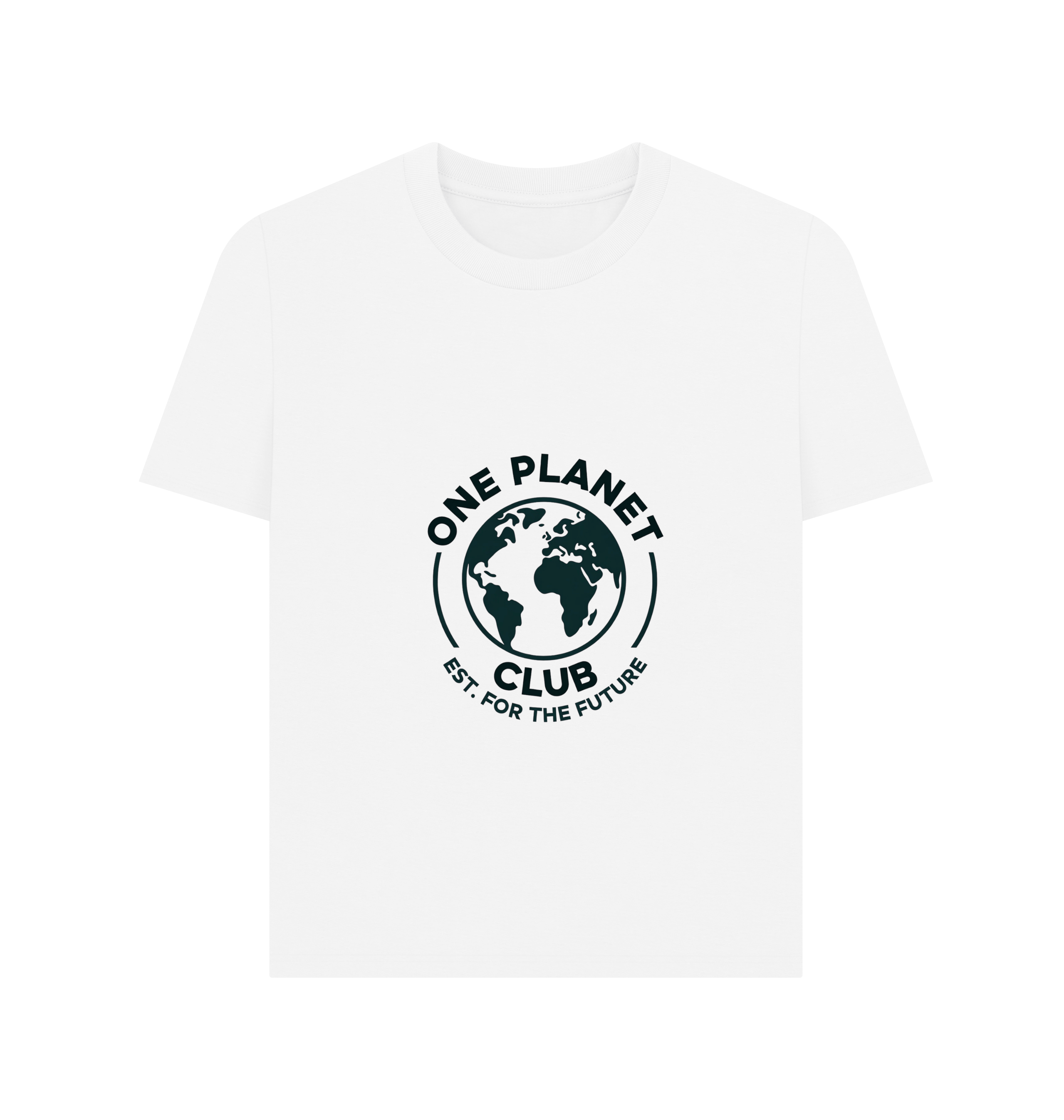 White Printed T-shirt Front