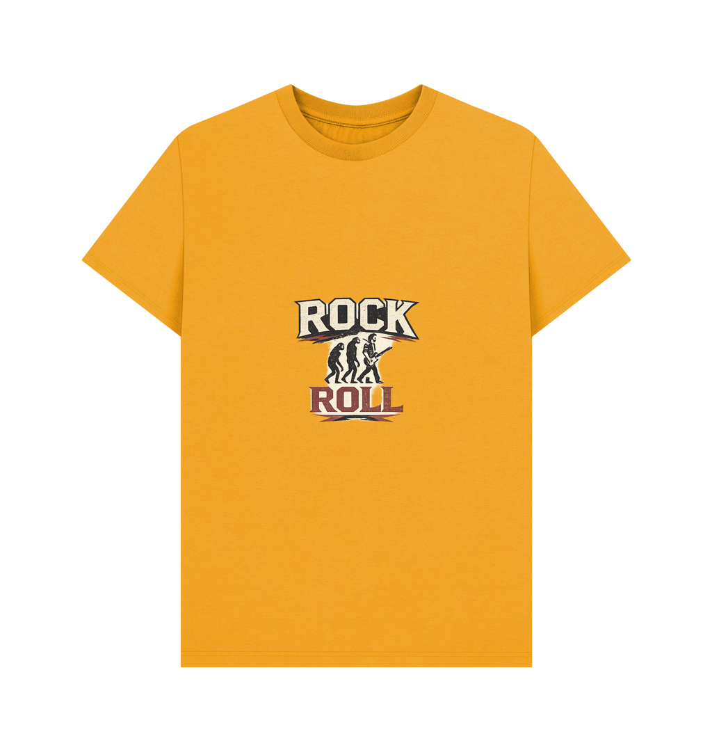 Mustard Printed T-shirt Front