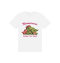 White Printed Kids T-Shirt Front