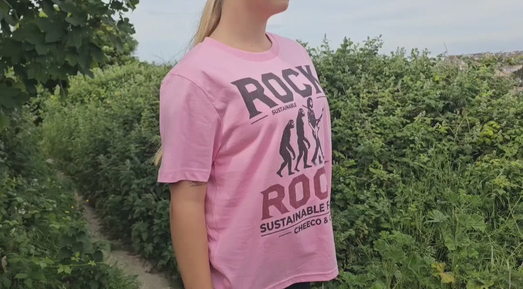 Rock Rock Organic  Cotton Women’s Plain T-shirt